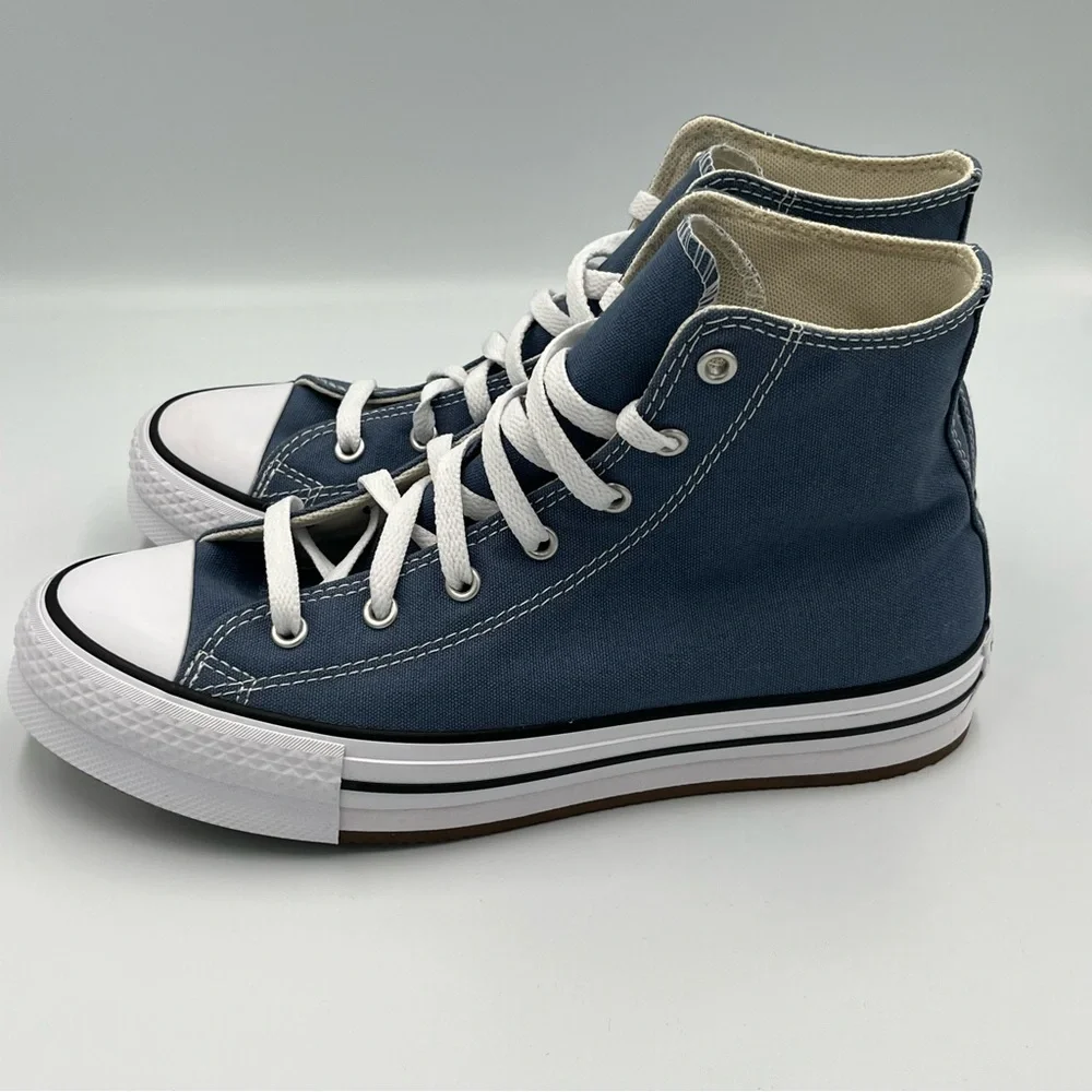 Converse Chuck Taylor All Star EVA Platform Sneaker Big Kid Size 7 Lakeside Blue